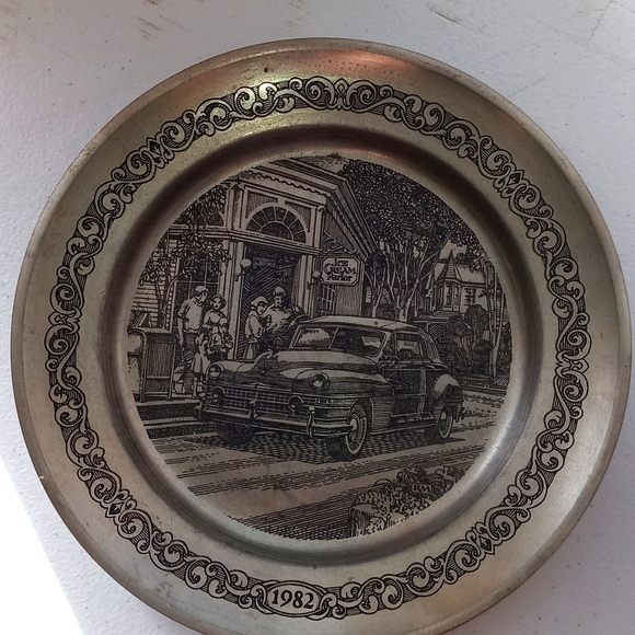 General Tire silver decorative car plate 1982 vintage antique - Picture 1 of 4